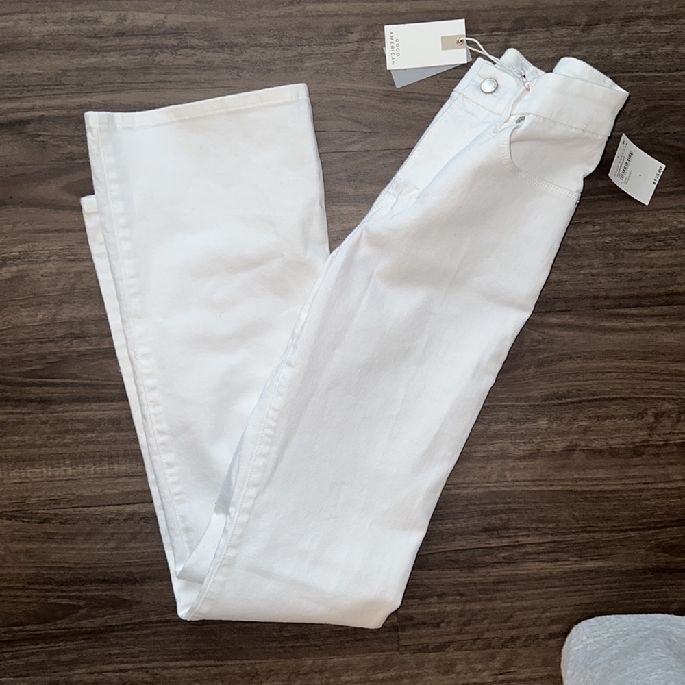 Good American white jeans